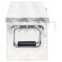 Aufbewahrungsbox aus silbernem Aluminium, 60 x 23,5 x 23 cm von vidaXL, Werkzeugkästen - Ref: Foro24-152248, Preis: 91,05 €, ...