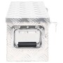 Caja de almacenaje de aluminio plateado 60x23,5x23 cm de vidaXL, Cajas de herramientas - Ref: Foro24-152248, Precio: 87,70 €,...