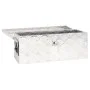 Aufbewahrungsbox aus silbernem Aluminium, 60 x 23,5 x 23 cm von vidaXL, Werkzeugkästen - Ref: Foro24-152248, Preis: 91,05 €, ...