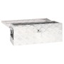 Caja de almacenaje de aluminio plateado 60x23,5x23 cm de vidaXL, Cajas de herramientas - Ref: Foro24-152248, Precio: 87,70 €,...