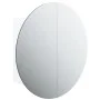 Bathroom cabinet with round mirror and white LED 47x47x17.5 cm by vidaXL, bathroom vanities - Ref: Foro24-345583, Price: 112,...