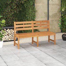 Banco de jardín de madera maciza de teca 150 cm Banco de jardín de madera maciza de teca 150 cm