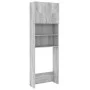 Sonoma gray washing machine cabinet 64x25.5x190 cm by vidaXL, Accessories for washing machines and dryers - Ref: Foro24-81507...
