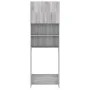 Sonoma gray washing machine cabinet 64x25.5x190 cm by vidaXL, Accessories for washing machines and dryers - Ref: Foro24-81507...