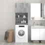 Sonoma gray washing machine cabinet 64x25.5x190 cm by vidaXL, Accessories for washing machines and dryers - Ref: Foro24-81507...