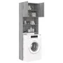 Sonoma gray washing machine cabinet 64x25.5x190 cm by vidaXL, Accessories for washing machines and dryers - Ref: Foro24-81507...