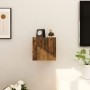 TV-Wandschrank aus geräucherter Eiche, 30,5 x 30 x 30 cm von vidaXL, TV-Möbel - Ref: Foro24-815135, Preis: 21,21 €, Rabatt: %