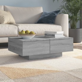 Sonoma-Couchtisch aus grauem Sperrholz, 90 x 60 x 31 cm von vidaXL, Couchtisch - Ref: Foro24-815196, Preis: 96,79 €, Rabatt: %