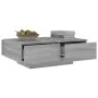 Sonoma-Couchtisch aus grauem Sperrholz, 90 x 60 x 31 cm von vidaXL, Couchtisch - Ref: Foro24-815196, Preis: 92,67 €, Rabatt: %