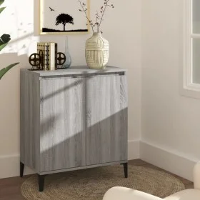 Sonoma graues Sperrholz-Sideboard 60x35x70 cm von vidaXL, Sideboards - Ref: Foro24-815160, Preis: 58,78 €, Rabatt: %