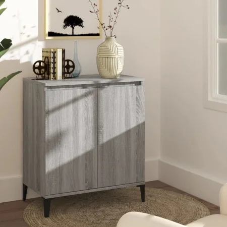 Sonoma graues Sperrholz-Sideboard 60x35x70 cm von vidaXL, Sideboards - Ref: Foro24-815160, Preis: 59,57 €, Rabatt: %