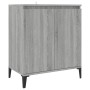 Aparador de madera contrachapada gris Sonoma 60x35x70 cm de vidaXL, Aparadores - Ref: Foro24-815160, Precio: 61,33 €, Descuen...