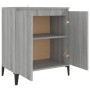 Aparador de madera contrachapada gris Sonoma 60x35x70 cm de vidaXL, Aparadores - Ref: Foro24-815160, Precio: 61,33 €, Descuen...
