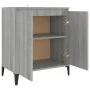 Sonoma graues Sperrholz-Sideboard 60x35x70 cm von vidaXL, Sideboards - Ref: Foro24-815160, Preis: 59,57 €, Rabatt: %