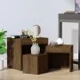 Stackable tables 3 pieces brown oak plywood by vidaXL, Side tables - Ref: Foro24-815227, Price: 53,13 €, Discount: %