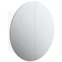 Bathroom cabinet with round mirror and white LED 40x40x17.5 cm by vidaXL, bathroom vanities - Ref: Foro24-345579, Price: 114,...