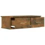 Wandschrank aus geräuchertem Eichensperrholz, 60 x 26 x 18,5 cm von vidaXL, Regale und Regale - Ref: Foro24-815078, Preis: 35...