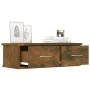 Wandschrank aus geräuchertem Eichensperrholz, 60 x 26 x 18,5 cm von vidaXL, Regale und Regale - Ref: Foro24-815078, Preis: 35...