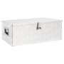 Aufbewahrungsbox aus silbernem Aluminium, 90 x 47 x 33,5 cm von vidaXL, Werkzeugkästen - Ref: Foro24-152254, Preis: 169,25 €,...