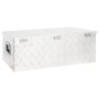 Aufbewahrungsbox aus silbernem Aluminium, 90 x 47 x 33,5 cm von vidaXL, Werkzeugkästen - Ref: Foro24-152254, Preis: 169,25 €,...