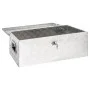Silver aluminum storage box 90x47x33.5 cm by vidaXL, Toolboxes - Ref: Foro24-152254, Price: 166,83 €, Discount: %
