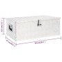 Aufbewahrungsbox aus silbernem Aluminium, 90 x 47 x 33,5 cm von vidaXL, Werkzeugkästen - Ref: Foro24-152254, Preis: 169,25 €,...