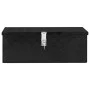 Black aluminum storage box 70x31x27 cm by vidaXL, Toolboxes - Ref: Foro24-152251, Price: 125,37 €, Discount: %