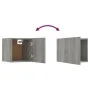 Wall TV cabinets 4 pcs Sonoma gray 30.5x30x30 cm by vidaXL, TV Furniture - Ref: Foro24-815140, Price: 86,94 €, Discount: %