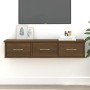 Wandschrank aus braunem Eichensperrholz, 88 x 26 x 18,5 cm von vidaXL, Regale und Regale - Ref: Foro24-815083, Preis: 50,51 €...