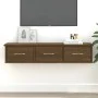Wandschrank aus braunem Eichensperrholz, 88 x 26 x 18,5 cm von vidaXL, Regale und Regale - Ref: Foro24-815083, Preis: 47,87 €...