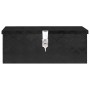 Aufbewahrungsbox aus schwarzem Aluminium, 60 x 23,5 x 23 cm von vidaXL, Werkzeugkästen - Ref: Foro24-152249, Preis: 106,04 €,...