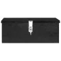Aufbewahrungsbox aus schwarzem Aluminium, 60 x 23,5 x 23 cm von vidaXL, Werkzeugkästen - Ref: Foro24-152249, Preis: 106,04 €,...