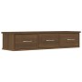 Wandschrank aus braunem Eichensperrholz, 88 x 26 x 18,5 cm von vidaXL, Regale und Regale - Ref: Foro24-815083, Preis: 50,51 €...