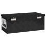 Aufbewahrungsbox aus schwarzem Aluminium, 60 x 23,5 x 23 cm von vidaXL, Werkzeugkästen - Ref: Foro24-152249, Preis: 106,04 €,...