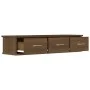 Wandschrank aus braunem Eichensperrholz, 88 x 26 x 18,5 cm von vidaXL, Regale und Regale - Ref: Foro24-815083, Preis: 47,87 €...