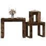 Stackable tables 3 pieces smoked oak plywood by vidaXL, Side tables - Ref: Foro24-815222, Price: 38,51 €, Discount: %