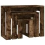 Stackable tables 3 pieces smoked oak plywood by vidaXL, Side tables - Ref: Foro24-815222, Price: 38,51 €, Discount: %