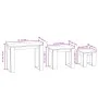 Stackable tables 3 pieces smoked oak plywood by vidaXL, Side tables - Ref: Foro24-815222, Price: 38,51 €, Discount: %