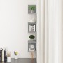 Sonoma Gray Wall Corner Shelf 20x20x127.5 cm by vidaXL, Shelves and shelves - Ref: Foro24-815211, Price: 36,06 €, Discount: %