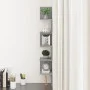 Sonoma Grey Wand-Eckregal 20x20x127,5 cm von vidaXL, Regale und Regale - Ref: Foro24-815211, Preis: 35,61 €, Rabatt: %
