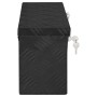 Black aluminum storage box 50x15x20.5 cm by vidaXL, Toolboxes - Ref: Foro24-152247, Price: 67,83 €, Discount: %