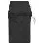 Caja de almacenaje de aluminio negro 50x15x20,5 cm de vidaXL, Cajas de herramientas - Ref: Foro24-152247, Precio: 67,83 €, De...