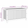 Caja de almacenaje de jardín madera maciza acacia 113x50x58 cm