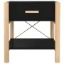 Mesitas de noche 2 uds madera contrachapada negro 42x38x45 cm de vidaXL, Mesitas de noche - Ref: Foro24-345657, Precio: 64,28...