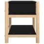 Mesitas de noche 2 uds madera contrachapada negro 42x38x45 cm de vidaXL, Mesitas de noche - Ref: Foro24-345657, Precio: 64,28...