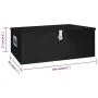 Caja de almacenaje de aluminio negro 100x55x37 cm de vidaXL, Cajas de herramientas - Ref: Foro24-152257, Precio: 263,76 €, De...