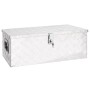 Aufbewahrungsbox aus silbernem Aluminium, 80 x 39 x 30 cm von vidaXL, Werkzeugkästen - Ref: Foro24-152252, Preis: 140,06 €, R...