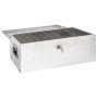 Aufbewahrungsbox aus silbernem Aluminium, 80 x 39 x 30 cm von vidaXL, Werkzeugkästen - Ref: Foro24-152252, Preis: 140,06 €, R...