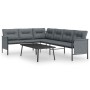 Juego de muebles de jardín 2 piezas acero gris antracita de vidaXL, Conjuntos de jardín - Ref: Foro24-3187261, Precio: 334,58 €