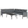 Anthrazitgraues 2-teiliges Gartenmöbel-Set aus Stahl von vidaXL, Gartensets - Ref: Foro24-3187261, Preis: 346,68 €, Rabatt: %